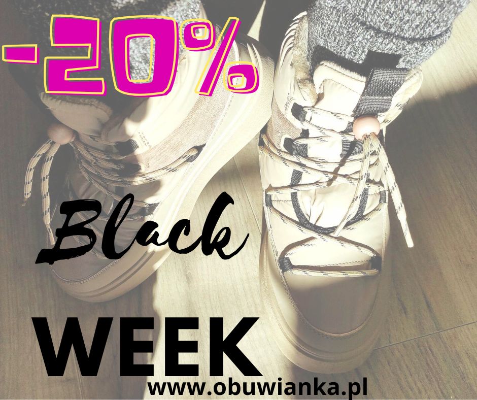 wyprzedaż obuwia zimowego -20%